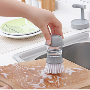 Press-type Dishwashing Brush