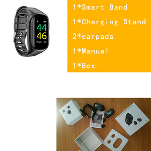 Smart Watch with Bluetooth Earphone