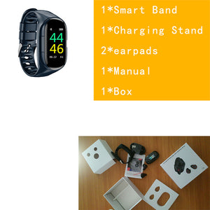 Smart Watch with Bluetooth Earphone